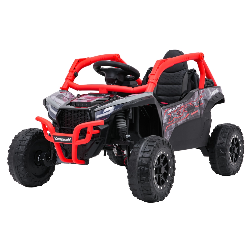 Elektrinis Buggy Kawasaki TERYX KRX1000, Red-Elektromobiliai vaikams, Keturračiai ir bagiai-e-vaikas