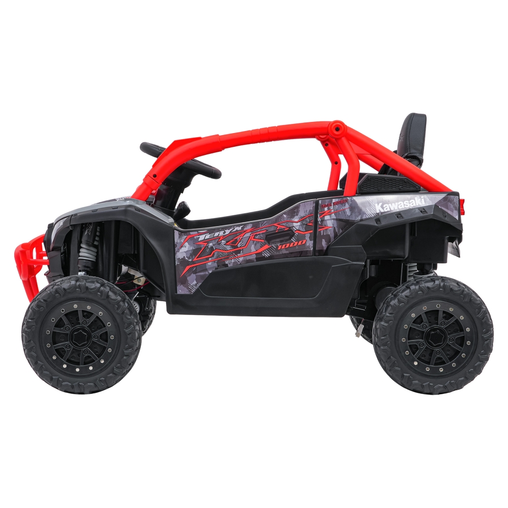 Elektrinis Buggy Kawasaki TERYX KRX1000, Red-Elektromobiliai vaikams, Keturračiai ir bagiai-e-vaikas