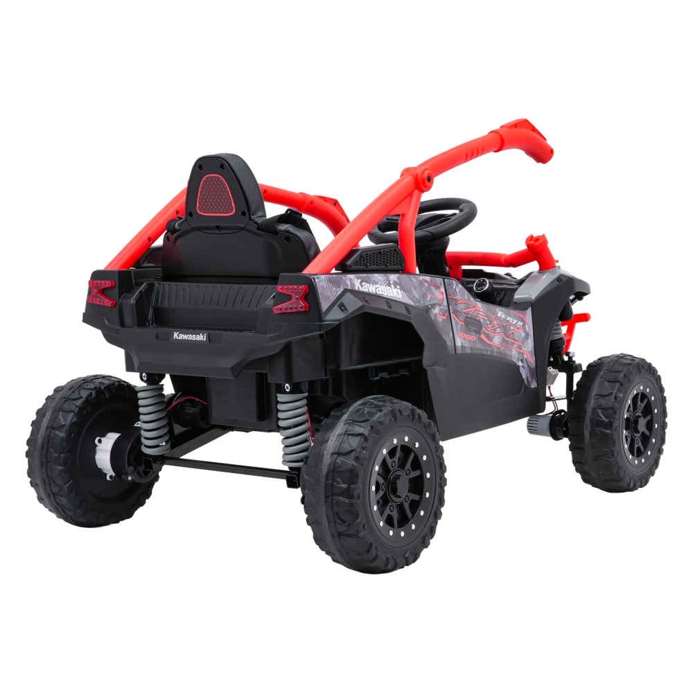 Elektrinis Buggy Kawasaki TERYX KRX1000, Red-Elektromobiliai vaikams, Keturračiai ir bagiai-e-vaikas
