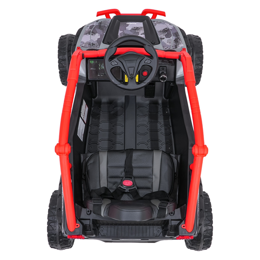 Elektrinis Buggy Kawasaki TERYX KRX1000, Red-Elektromobiliai vaikams, Keturračiai ir bagiai-e-vaikas