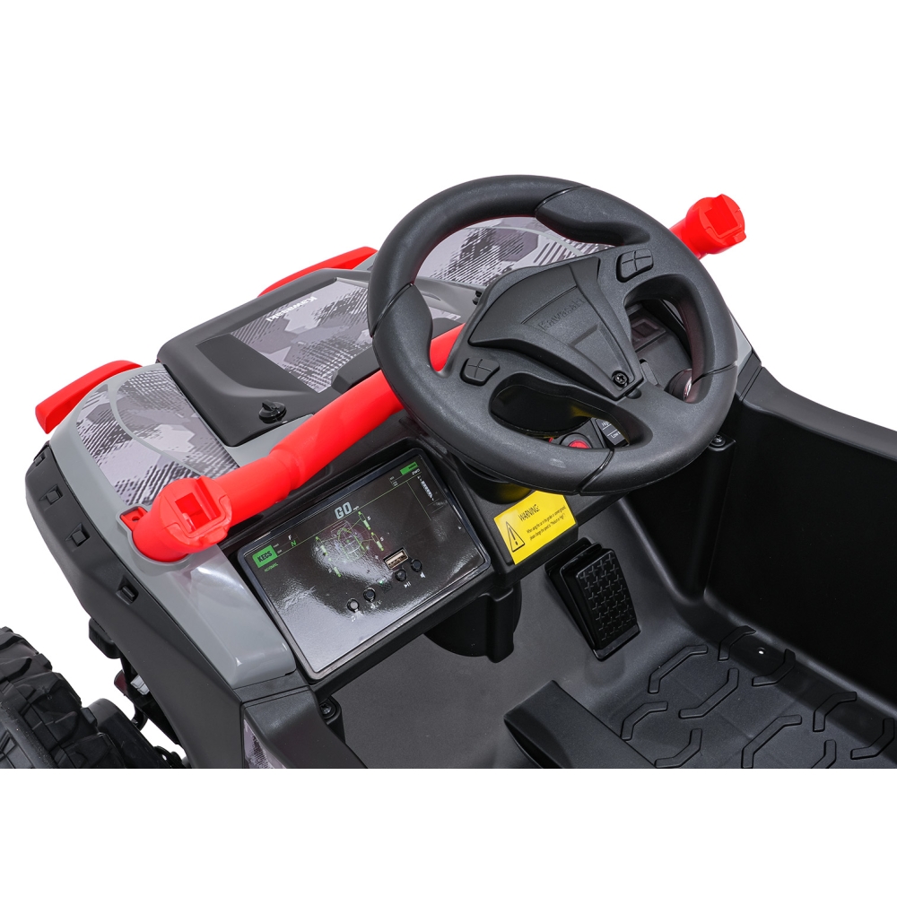 Elektrinis Buggy Kawasaki TERYX KRX1000, Red-Elektromobiliai vaikams, Keturračiai ir bagiai-e-vaikas