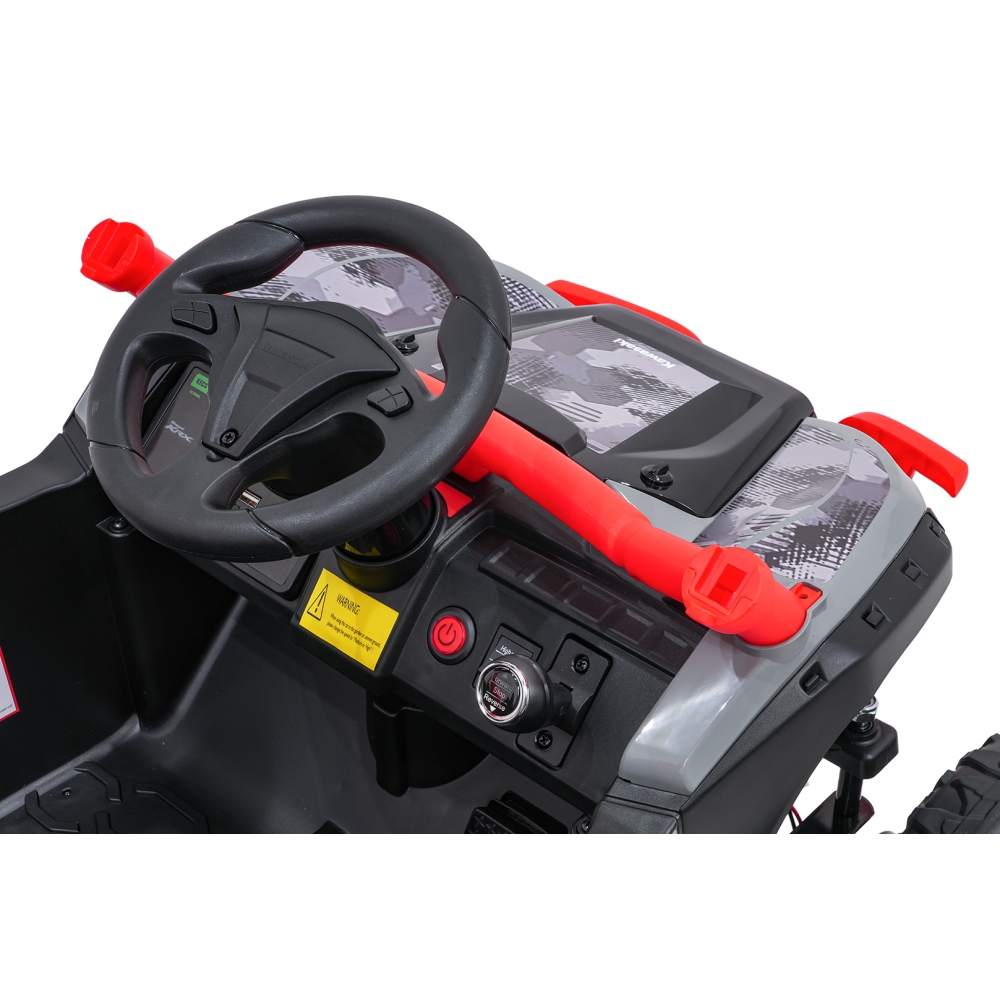Elektrinis Buggy Kawasaki TERYX KRX1000, Red-Elektromobiliai vaikams, Keturračiai ir bagiai-e-vaikas