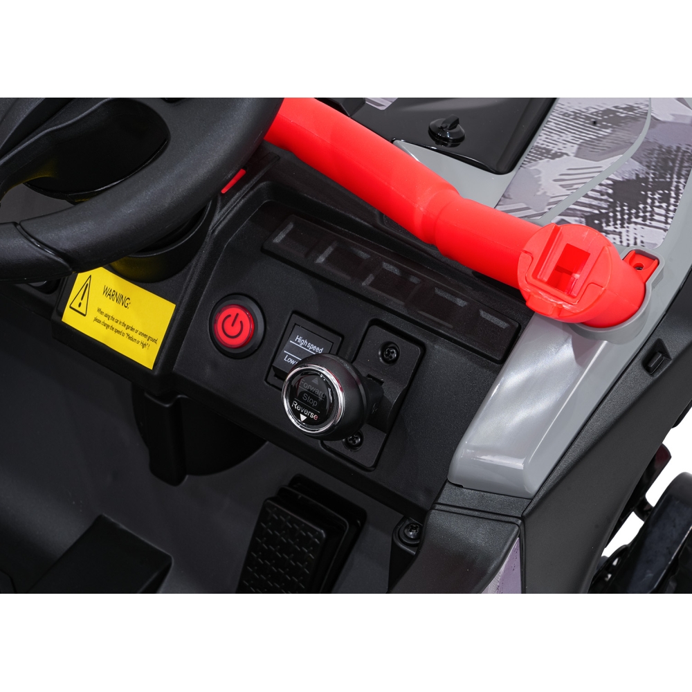 Elektrinis Buggy Kawasaki TERYX KRX1000, Red-Elektromobiliai vaikams, Keturračiai ir bagiai-e-vaikas