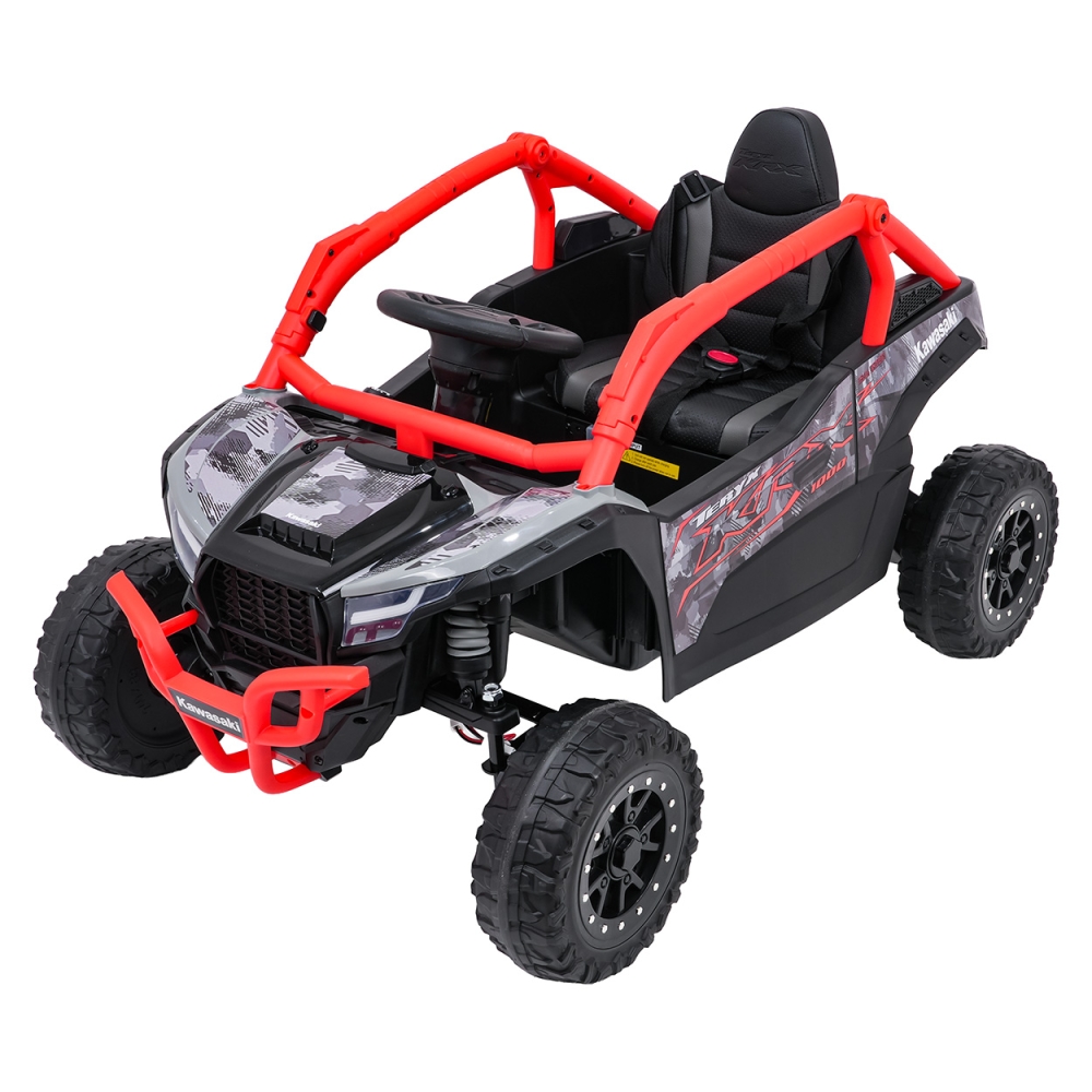 Elektrinis Buggy Kawasaki TERYX KRX1000, Red-Elektromobiliai vaikams, Keturračiai ir bagiai-e-vaikas