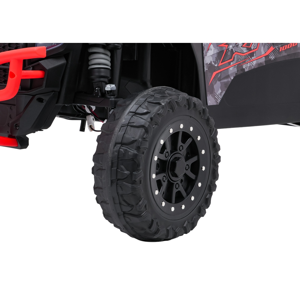 Elektrinis Buggy Kawasaki TERYX KRX1000, Red-Elektromobiliai vaikams, Keturračiai ir bagiai-e-vaikas