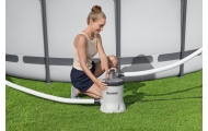 Siurblys Polysphere FlowClear 1500gal filtro kasetės BESTWAY