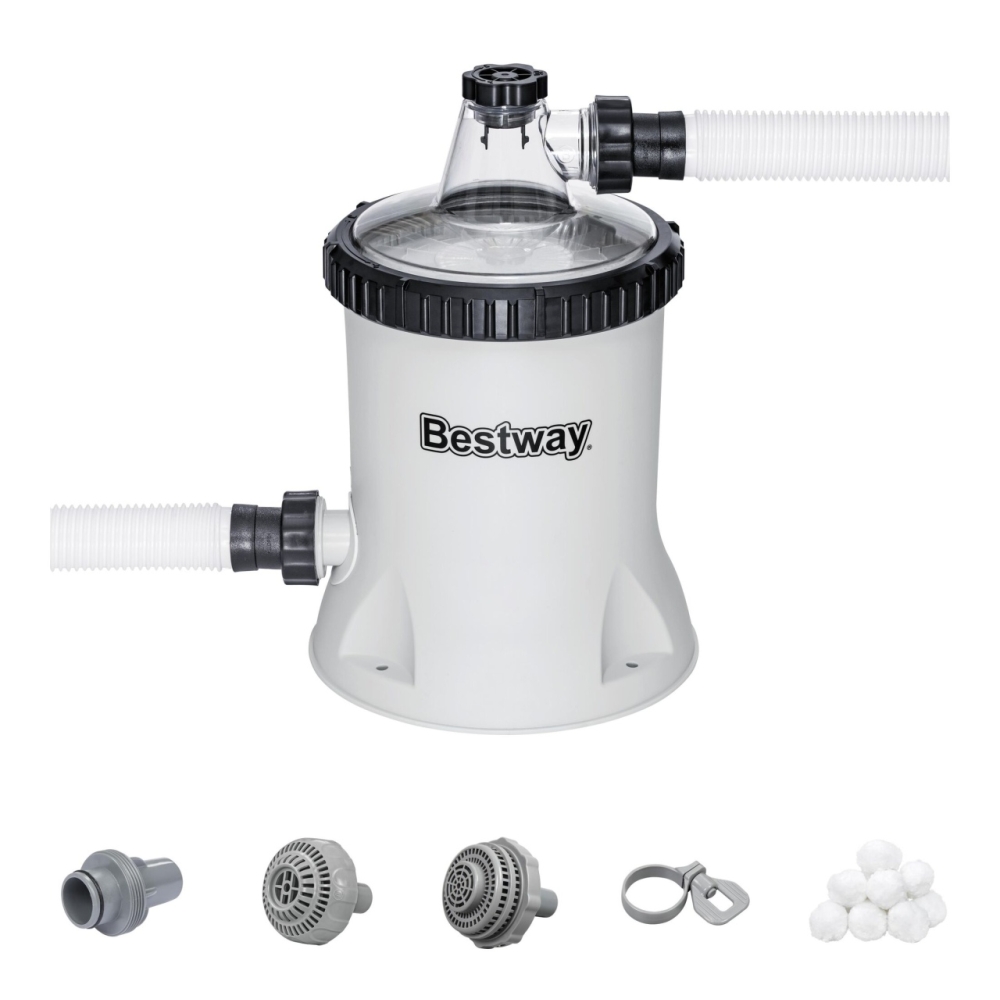 Siurblys Polysphere FlowClear 1500gal filtro kasetės BESTWAY
