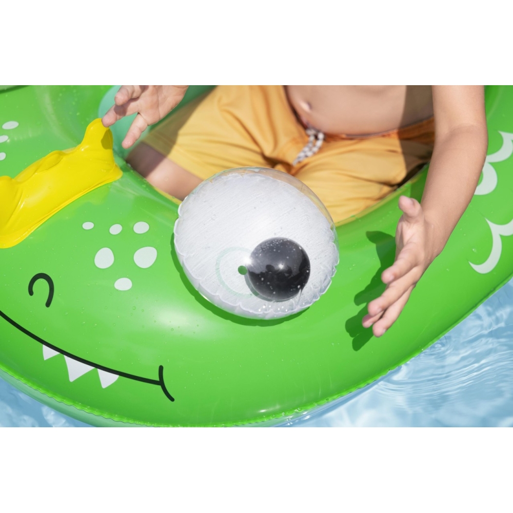 Ponton Zielony Dino 108x65cm Bestway
