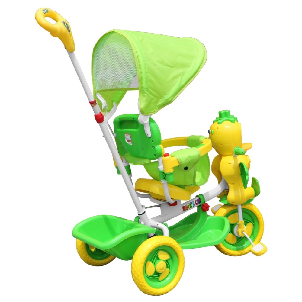 Vaikiškas triratis Duck Bike žalias-Judėjimui, Triratukai vaikams-e-vaikas
