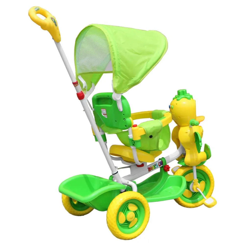 Vaikiškas triratis Duck Bike žalias-Judėjimui, Triratukai vaikams-e-vaikas
