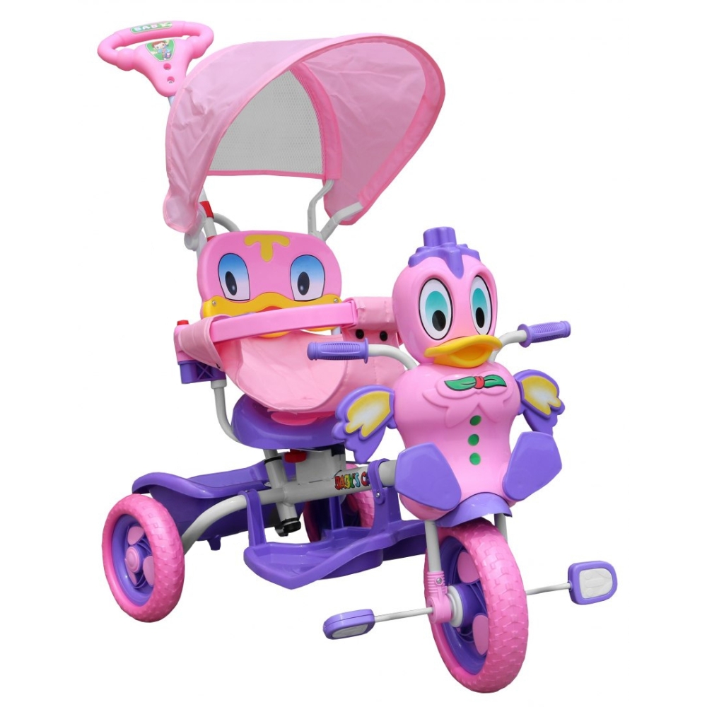 Vaikiškas triratis Duck Bike violetinės spalvos-Judėjimui, Triratukai vaikams-e-vaikas