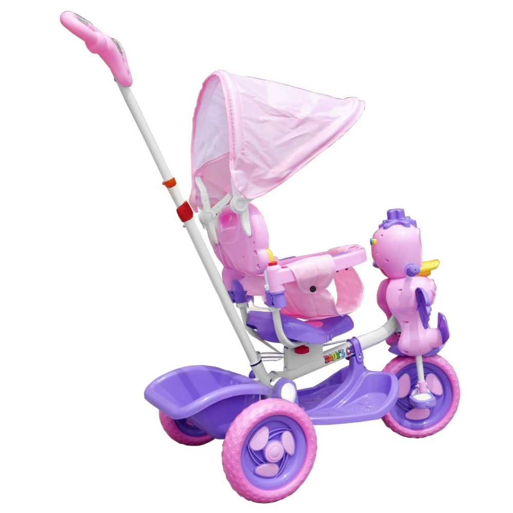 Vaikiškas triratis Duck Bike violetinės spalvos-Judėjimui, Triratukai vaikams-e-vaikas