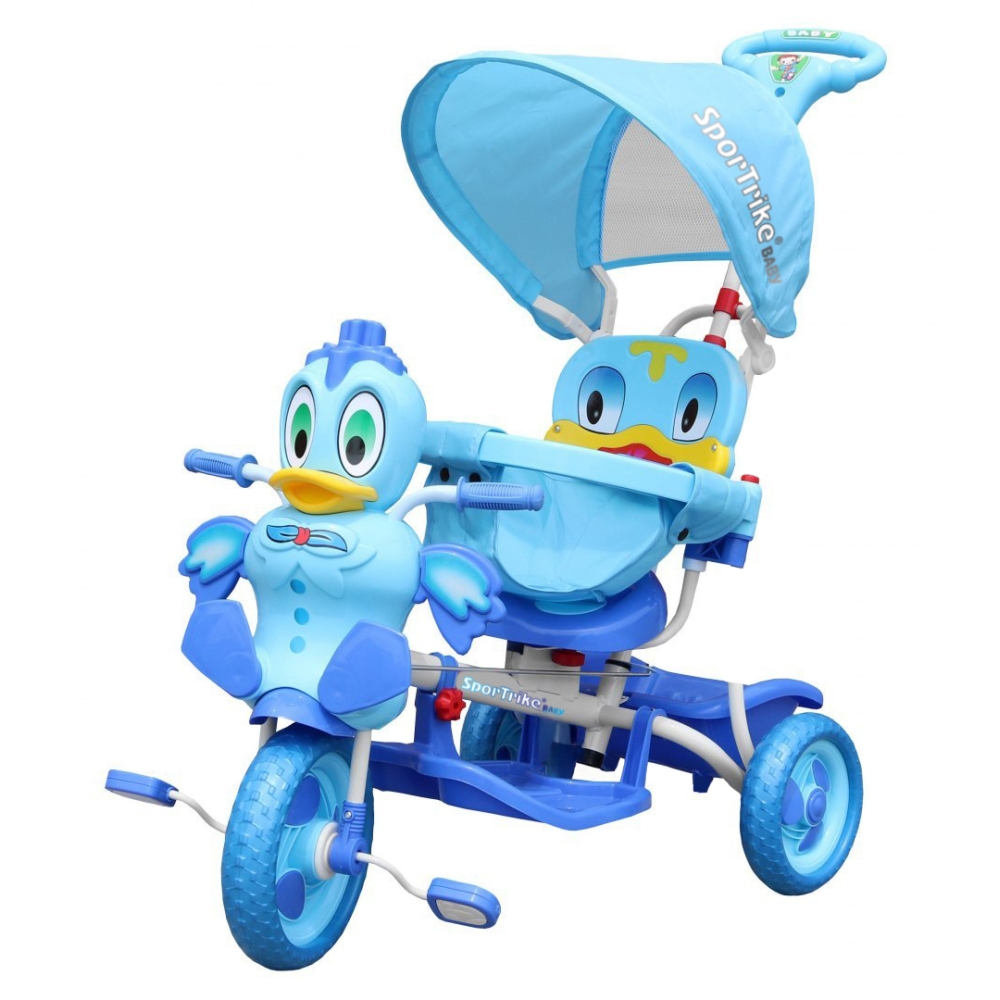 Vaikiškas triratis Duck Bike mėlynas-Judėjimui, Triratukai vaikams-e-vaikas