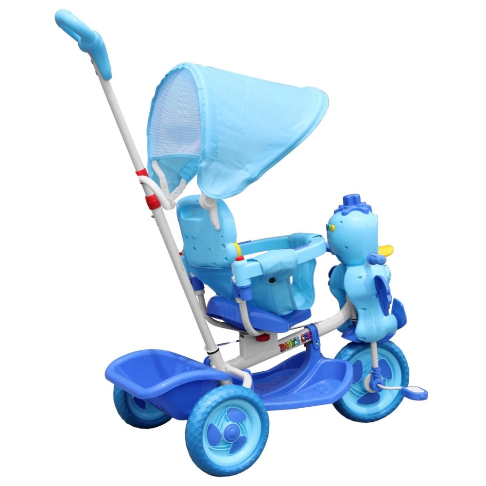 Vaikiškas triratis Duck Bike mėlynas-Judėjimui, Triratukai vaikams-e-vaikas