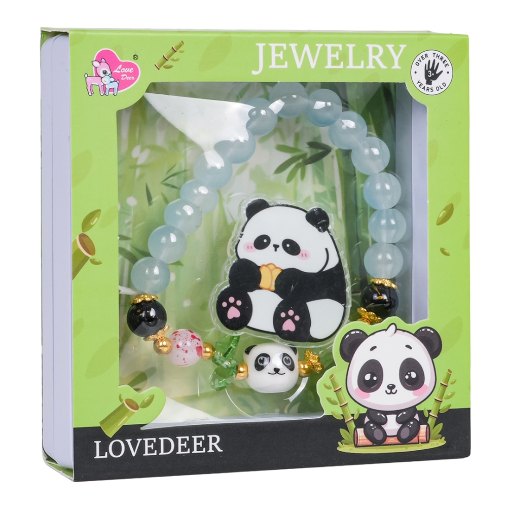 Apyrankė Panda, mėlyna-Drabužiai ir aksesuarai, Žaislai, Aksesuarai, Kosmetika, aksesuarai, Kiti aksesuarai-e-vaikas