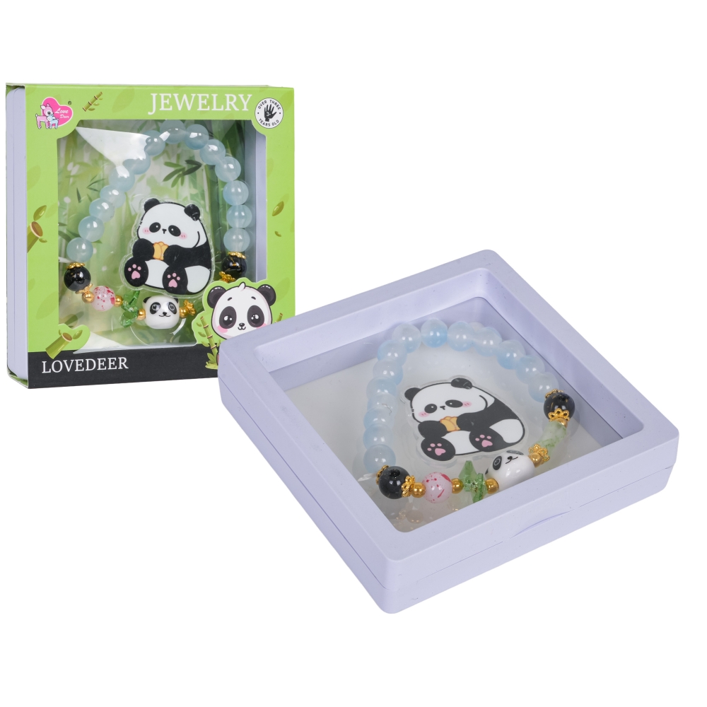 Apyrankė Panda, mėlyna-Drabužiai ir aksesuarai, Žaislai, Aksesuarai, Kosmetika, aksesuarai, Kiti aksesuarai-e-vaikas