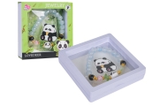 Zestaw Biżuterii Panda Niebieska Bransoletka