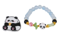 Apyrankė Panda, mėlyna-Drabužiai ir aksesuarai, Žaislai, Aksesuarai, Kosmetika, aksesuarai, Kiti aksesuarai-e-vaikas