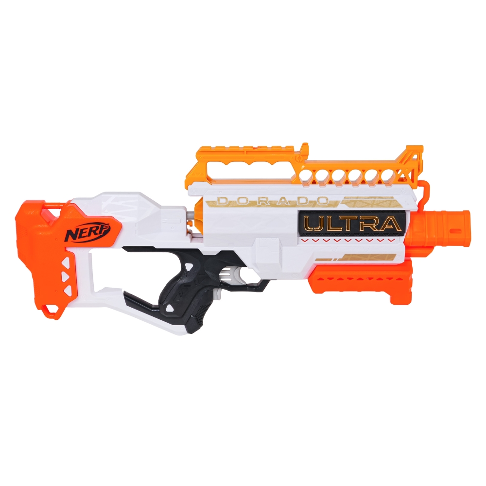 NERF Ultra DORADO paleidimo įrenginys + strėlės-Žaislai, Žaisliniai ginklai ir šoviniai, Žaisliniai ginklai-e-vaikas