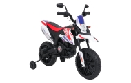 Elektrinis motociklas Aprilia RX, White-Elektromobiliai vaikams, Motociklai-e-vaikas