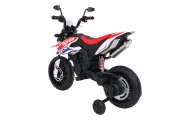 Elektrinis motociklas Aprilia RX, White-Elektromobiliai vaikams, Motociklai-e-vaikas