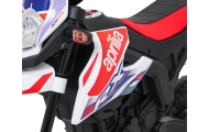 Elektrinis motociklas Aprilia RX, White-Elektromobiliai vaikams, Motociklai-e-vaikas