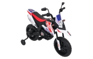Elektrinis motociklas Aprilia RX, White-Elektromobiliai vaikams, Motociklai-e-vaikas