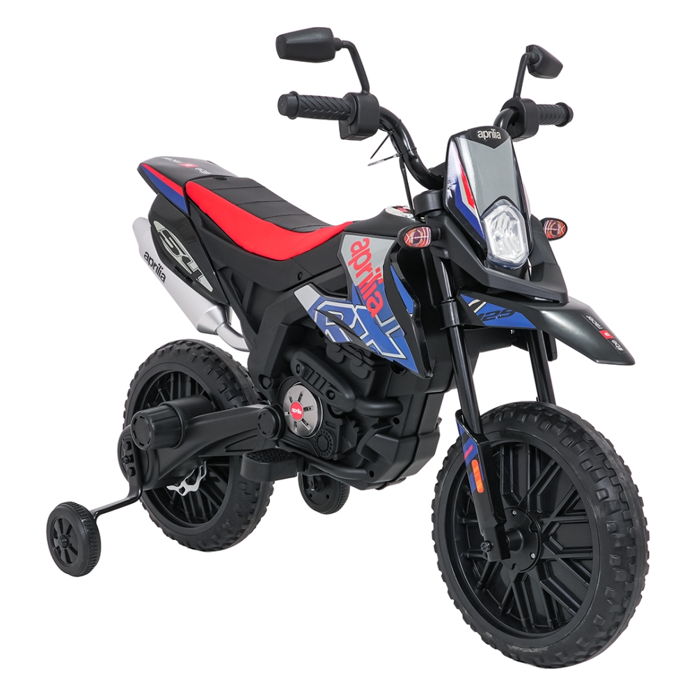 Elektrinis motociklas Aprilia RX, Blue-Elektromobiliai vaikams, Motociklai-e-vaikas
