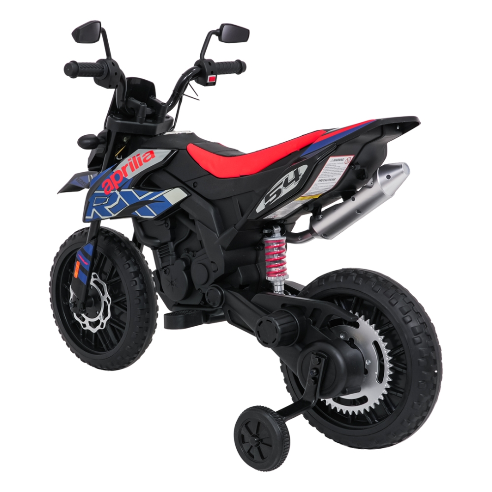 Elektrinis motociklas Aprilia RX, Blue-Elektromobiliai vaikams, Motociklai-e-vaikas