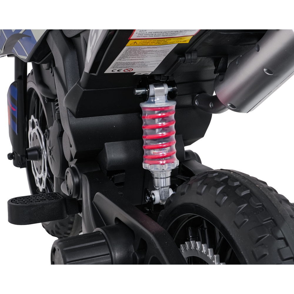 Elektrinis motociklas Aprilia RX, Blue-Elektromobiliai vaikams, Motociklai-e-vaikas