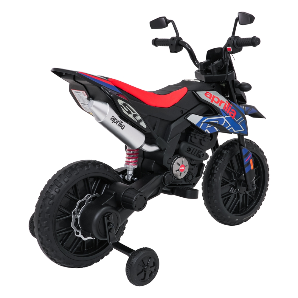 Elektrinis motociklas Aprilia RX, Blue-Elektromobiliai vaikams, Motociklai-e-vaikas