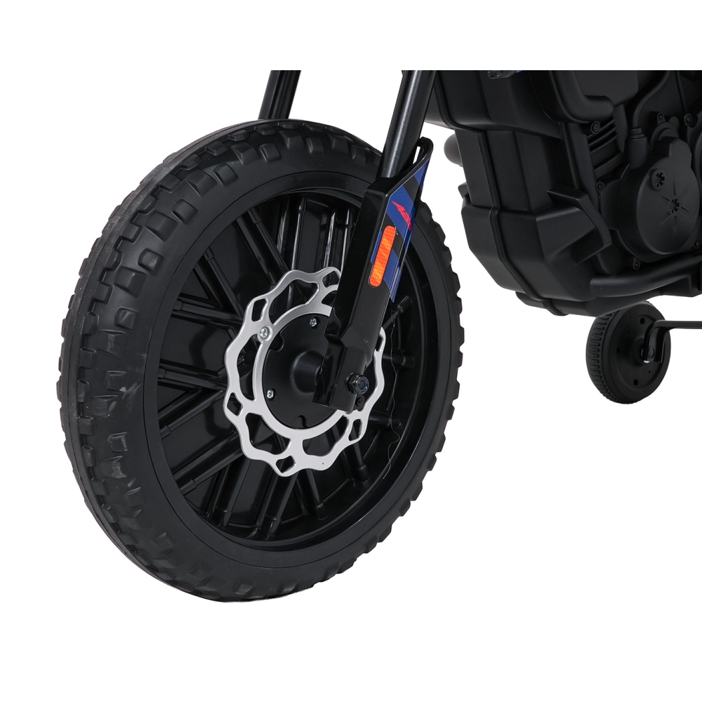 Elektrinis motociklas Aprilia RX, Blue-Elektromobiliai vaikams, Motociklai-e-vaikas