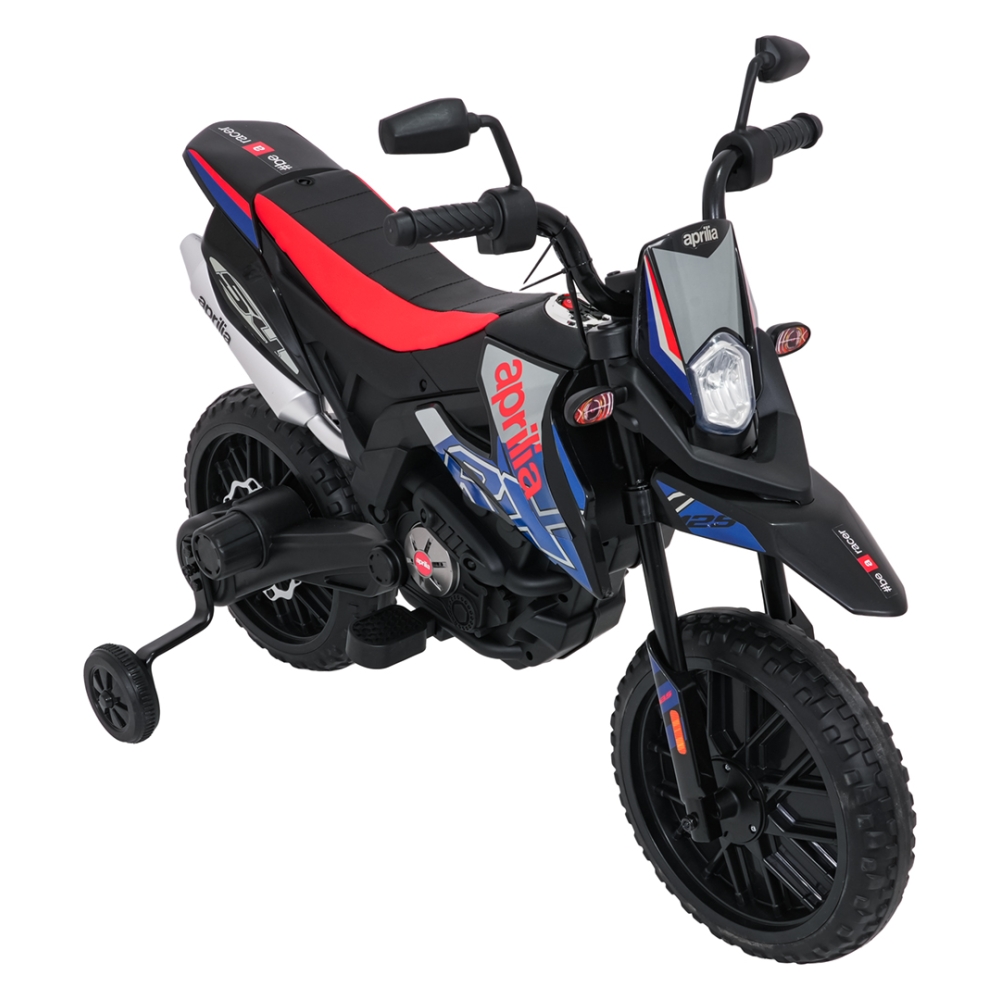 Elektrinis motociklas Aprilia RX, Blue-Elektromobiliai vaikams, Motociklai-e-vaikas