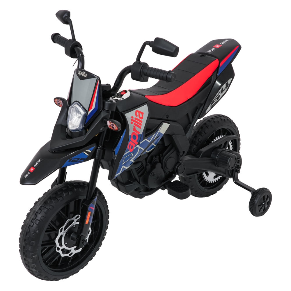 Elektrinis motociklas Aprilia RX, Blue-Elektromobiliai vaikams, Motociklai-e-vaikas