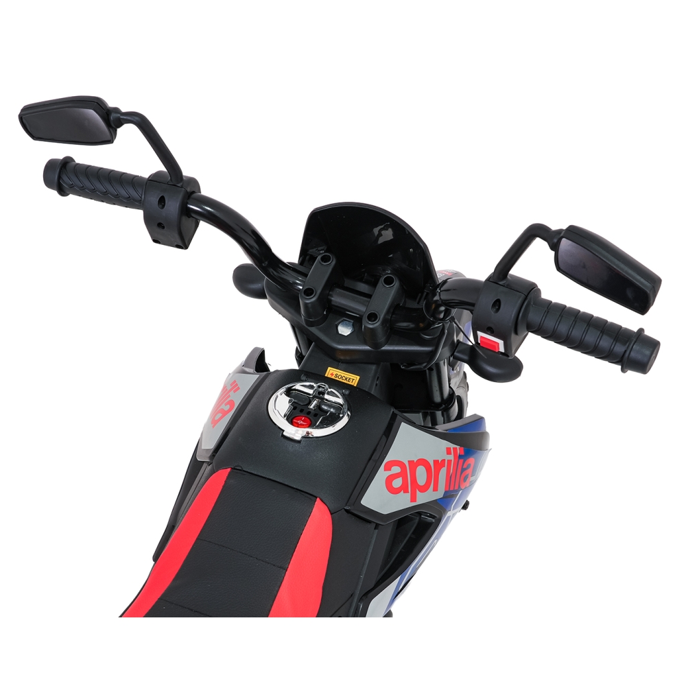 Elektrinis motociklas Aprilia RX, Blue-Elektromobiliai vaikams, Motociklai-e-vaikas