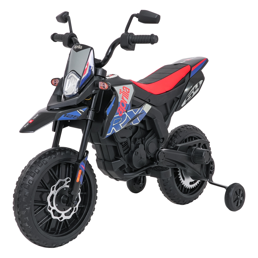 Elektrinis motociklas Aprilia RX, Blue-Elektromobiliai vaikams, Motociklai-e-vaikas