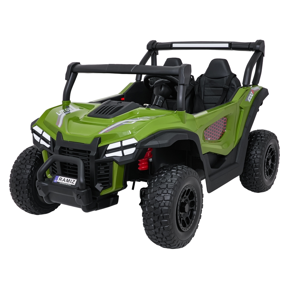 Elektrinis Buggy Gravity 4x4, Green-Elektromobiliai vaikams, Keturračiai ir bagiai-e-vaikas
