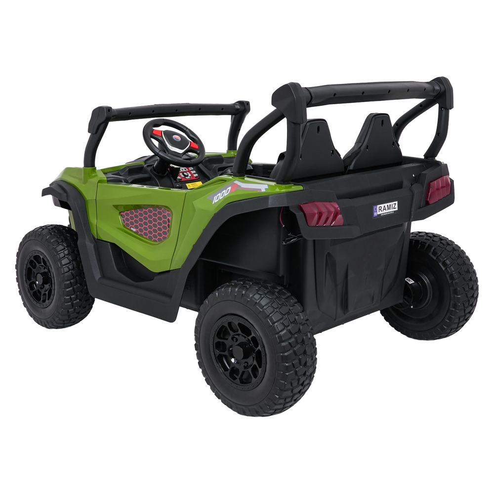 Elektrinis Buggy Gravity 4x4, Green-Elektromobiliai vaikams, Keturračiai ir bagiai-e-vaikas