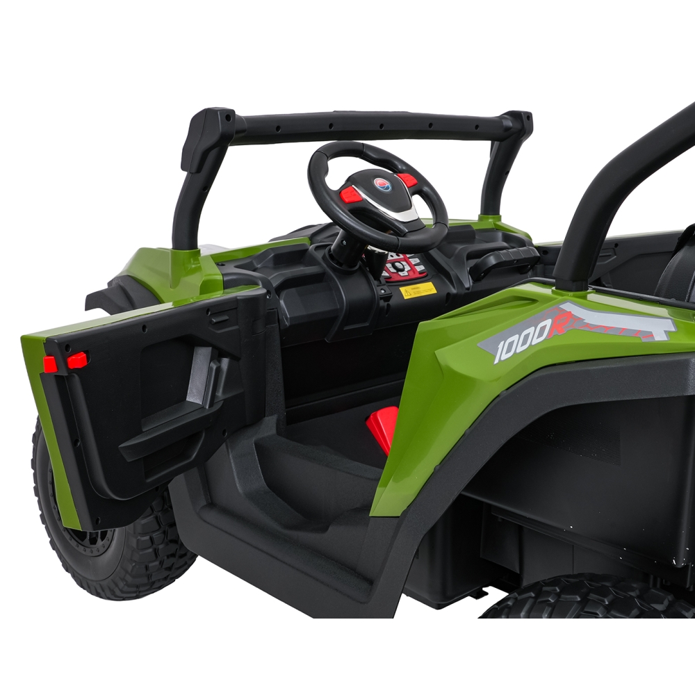 Elektrinis Buggy Gravity 4x4, Green-Elektromobiliai vaikams, Keturračiai ir bagiai-e-vaikas