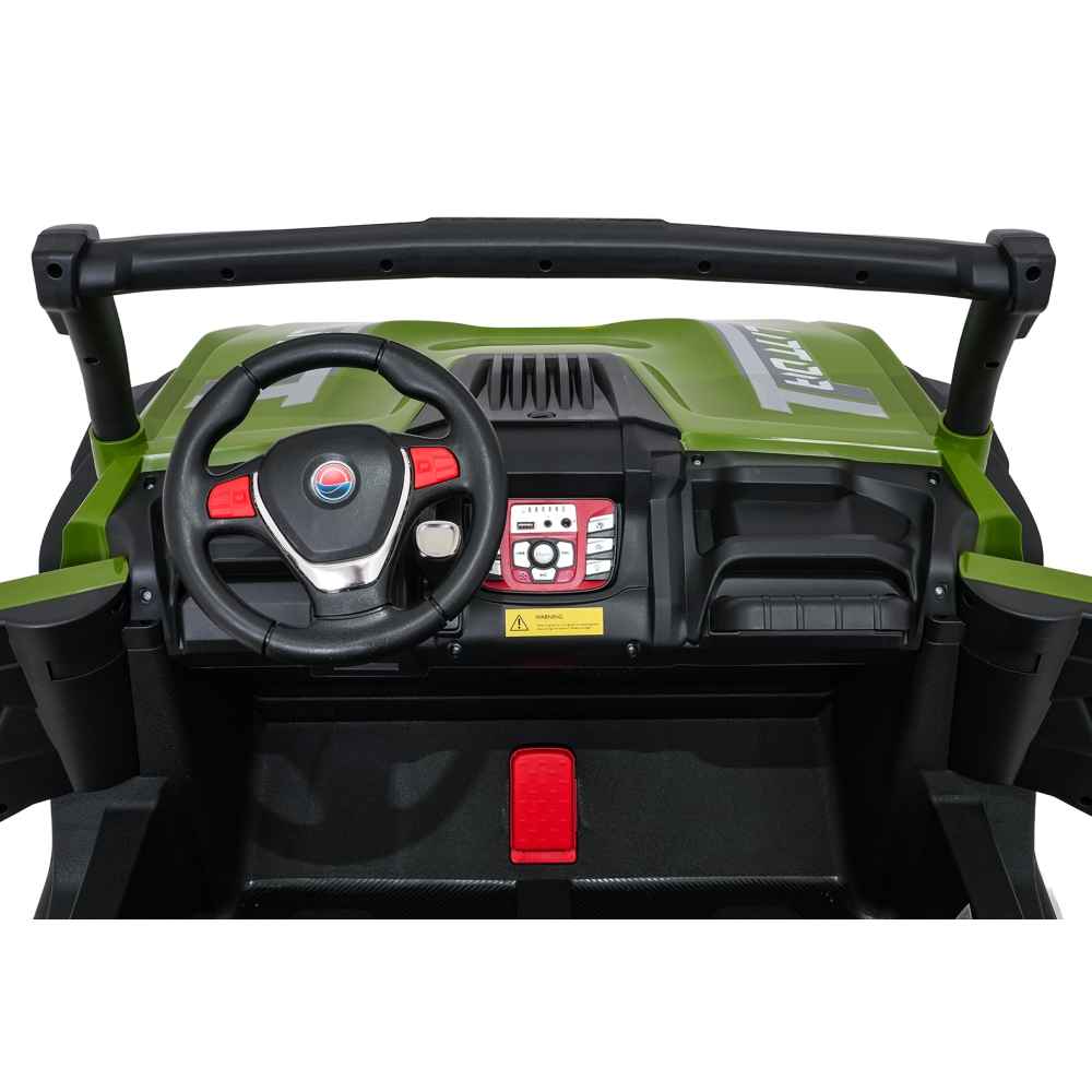 Elektrinis Buggy Gravity 4x4, Green-Elektromobiliai vaikams, Keturračiai ir bagiai-e-vaikas