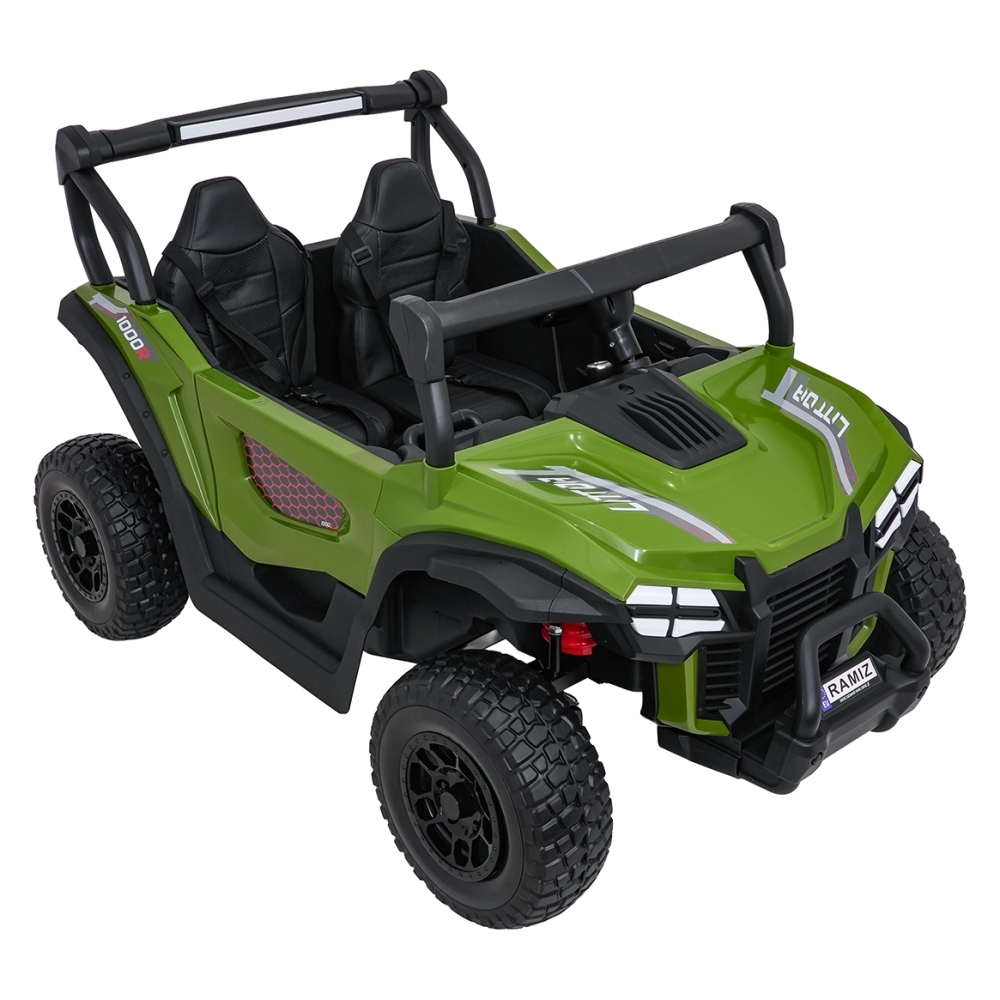 Elektrinis Buggy Gravity 4x4, Green-Elektromobiliai vaikams, Keturračiai ir bagiai-e-vaikas