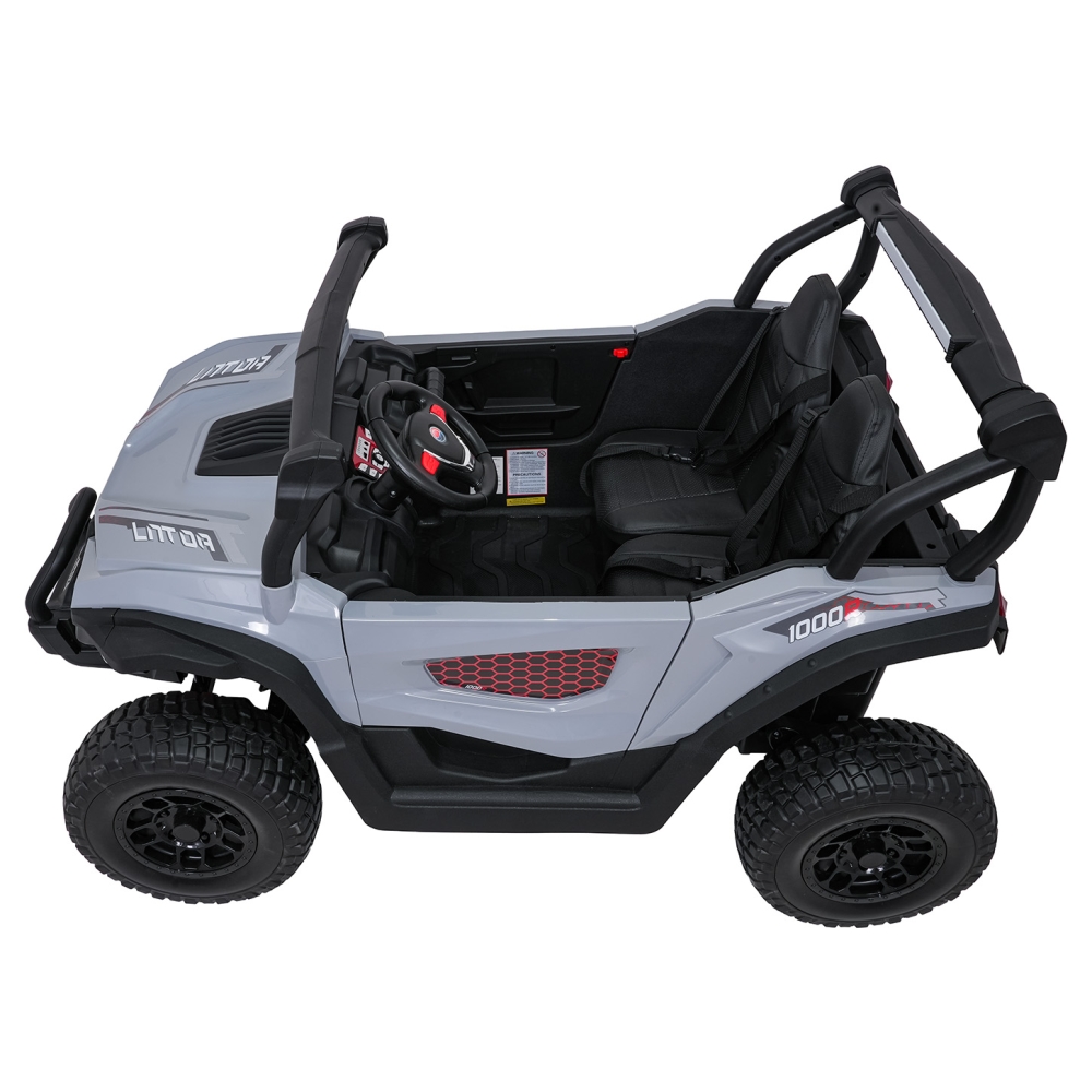 Elektrinis Buggy Gravity 4x4, Grey-Elektromobiliai vaikams, Keturračiai ir bagiai-e-vaikas