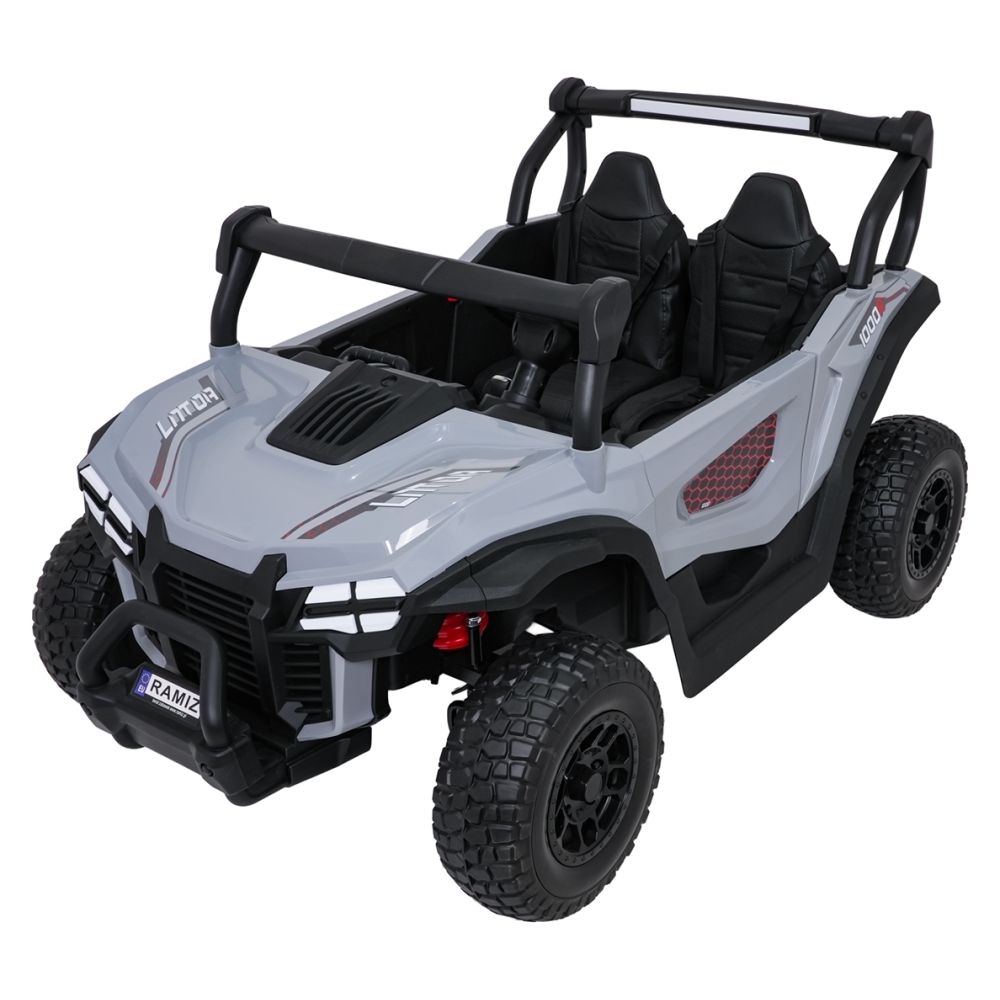 Elektrinis Buggy Gravity 4x4, Grey-Elektromobiliai vaikams, Keturračiai ir bagiai-e-vaikas