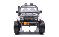 Elektromobilis Jeep Monster, White-Elektromobiliai vaikams, Visureigiai-e-vaikas