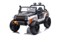 Elektromobilis Jeep Monster, White-Elektromobiliai vaikams, Visureigiai-e-vaikas