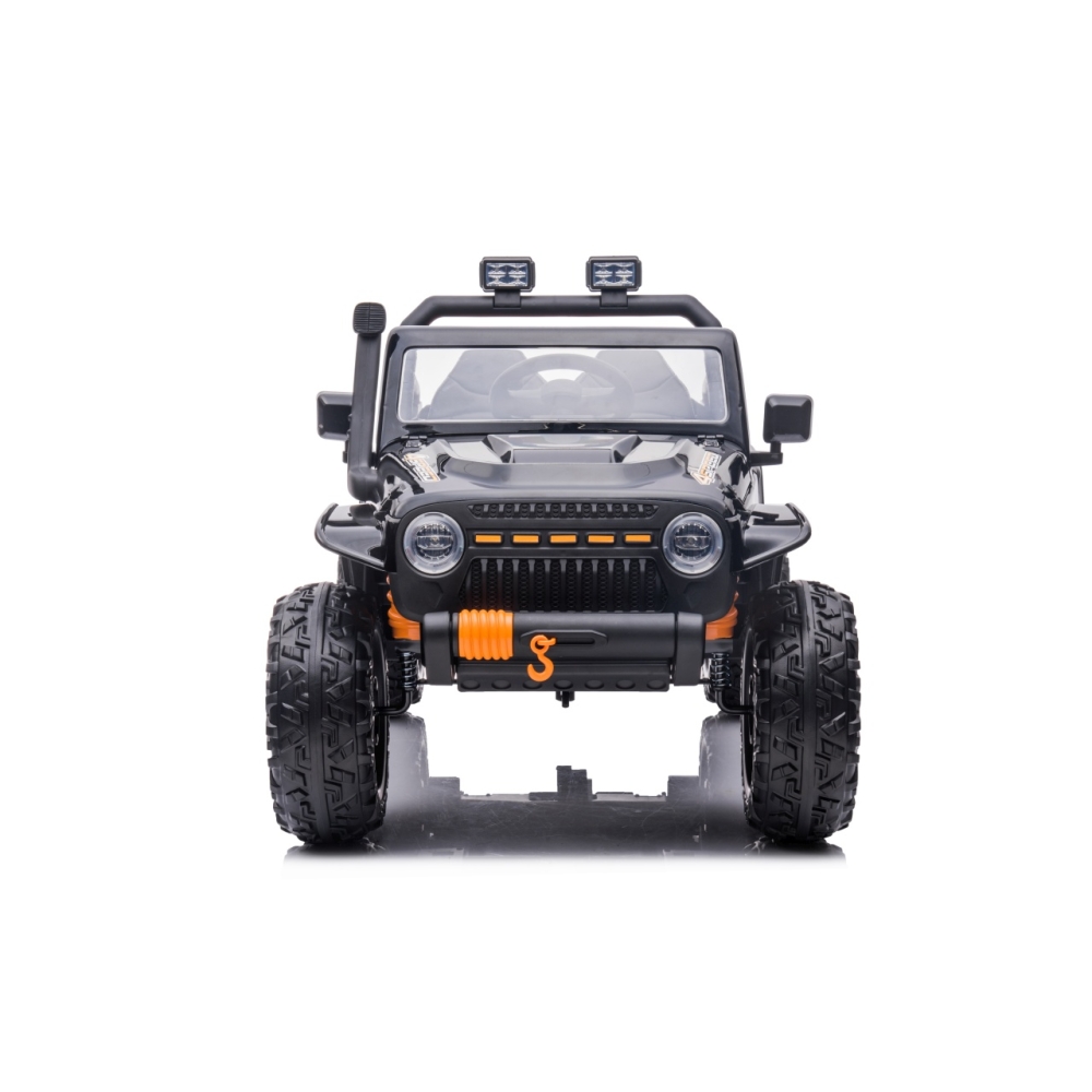 Elektromobilis Jeep Monster, Black-Elektromobiliai vaikams, Visureigiai-e-vaikas