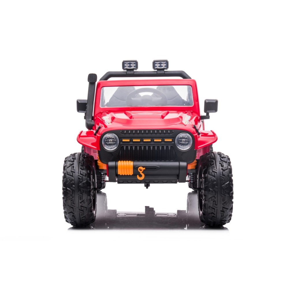 Elektromobilis Jeep Monster, Red-Elektromobiliai vaikams, Visureigiai-e-vaikas