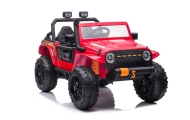 Elektromobilis Jeep Monster, Red-Elektromobiliai vaikams, Visureigiai-e-vaikas