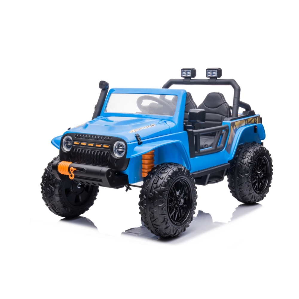 Elektromobilis Jeep Monster, Blue-Elektromobiliai vaikams, Visureigiai-e-vaikas