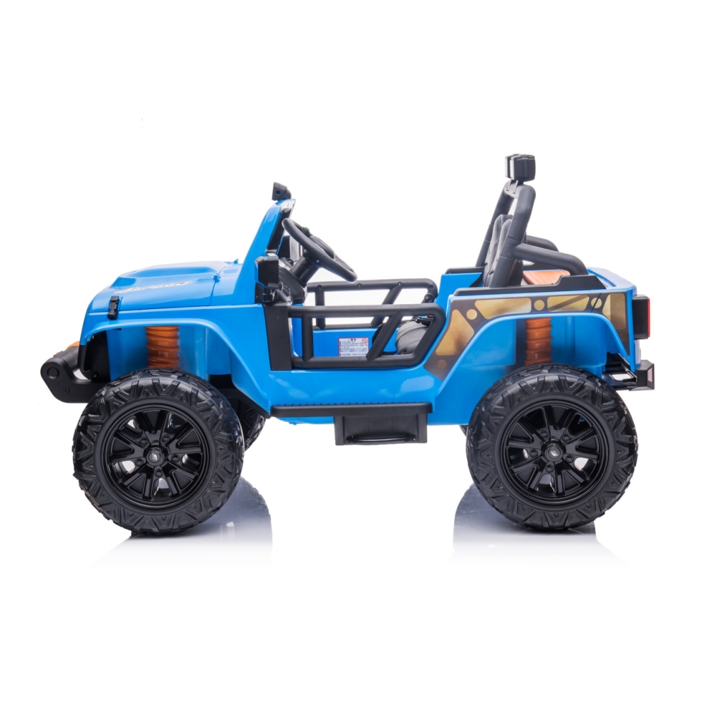 Elektromobilis Jeep Monster, Blue-Elektromobiliai vaikams, Visureigiai-e-vaikas